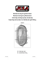 Preview for 1 page of Jula 422-031 Operating Instructions Manual