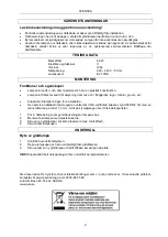 Предварительный просмотр 2 страницы Jula 422-031 Operating Instructions Manual