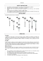 Preview for 8 page of Jula 422-184 Operating Instructions Manual