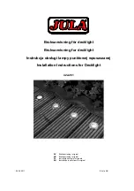 Preview for 1 page of Jula 422-261 Installation Instructions Manual