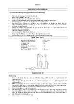 Предварительный просмотр 2 страницы Jula 422-262 Operating Instructions Manual