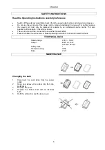 Preview for 8 page of Jula 424-584 Operating Instructions Manual