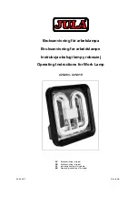 Preview for 1 page of Jula 425-003 Operating Instructions Manual