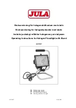 Preview for 1 page of Jula 427-567 Operating Instructions Manual