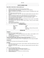 Предварительный просмотр 8 страницы Jula 608-010 Operating Instructions Manual