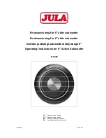 Предварительный просмотр 1 страницы Jula 610-088 Operating Instructions Manual