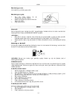 Preview for 12 page of Jula 723-076 Operating Instructions Manual