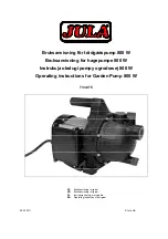 Предварительный просмотр 1 страницы Jula 731-075 Operating Instructions Manual