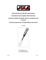 Jula 943-097 Operating Instructions Manual preview