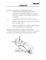 Предварительный просмотр 6 страницы Jula 944-113 Operating Instructions Manual