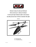 Предварительный просмотр 1 страницы Jula 960-138 Operating Instructions Manual