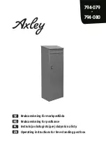 Preview for 1 page of Jula Axley 794-079 Operating Instructions Manual