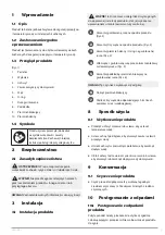 Preview for 7 page of Jula CUR AQUA 003843 Operating Instructions Manual