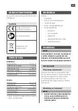 Preview for 13 page of Jula HAMRON 005017 Operating Instructions Manual