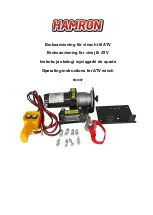 Preview for 1 page of Jula Hamron 604097 Operating Instructions Manual