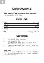 Preview for 4 page of Jula MarQuant 000-331 Operating Instructions Manual