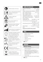 Preview for 101 page of Jula Meec TOOLS 002781 Operating Instructions Manual