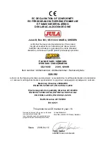 Preview for 84 page of Jula Meec Tools 020-192 Operating Instructions Manual