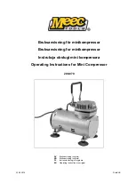 Preview for 1 page of Jula Meec tools 200-070 Operating Instructions Manual