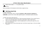 Preview for 3 page of Jula UT131 User Manual