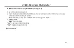 Preview for 17 page of Jula UT131 User Manual