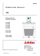 Julabo EW-12151-31 Operating Manual предпросмотр