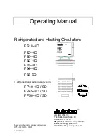 Julabo F25-HD Operating Manual предпросмотр