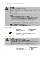 Preview for 20 page of Julabo FC1200S Operating Manual