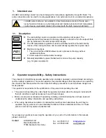 Preview for 4 page of Julabo FL20006 Operating Manual