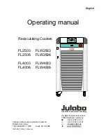 Julabo FL2503 Operating Manual предпросмотр