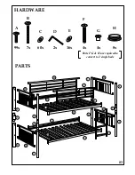 Предварительный просмотр 3 страницы Julian Bowen Limited Atlas Bunk Bed - Gloss White Assembly Instructions Manual