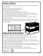 Preview for 4 page of Julian Bowen Limited Atlas Bunk Bed - Gloss White Assembly Instructions Manual