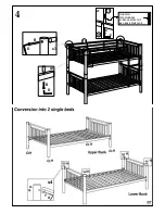 Предварительный просмотр 7 страницы Julian Bowen Limited Atlas Bunk Bed - Gloss White Assembly Instructions Manual