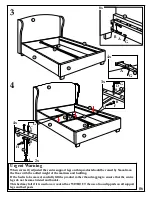 Предварительный просмотр 6 страницы Julian Bowen Limited Blenheim Velvet Wing Bed Assembly Instructions Manual