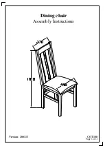 Предварительный просмотр 1 страницы Julian Bowen Limited Cotswold COT108 Assembly Instructions Manual