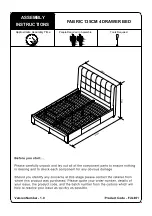 Preview for 1 page of Julian Bowen Limited FUL001 Assembly Instructions Manual