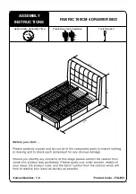 Julian Bowen Limited FUL003 Assembly Instructions Manual preview