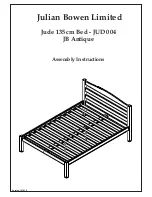 Предварительный просмотр 1 страницы Julian Bowen Limited JUD 004 Assembly Instructions Manual