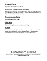 Предварительный просмотр 12 страницы Julian Bowen Limited London Bus Bed Assembly & Instruction Manual