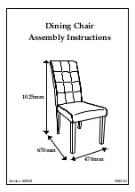 Preview for 1 page of Julian Bowen Limited Madrid MAD101 Assembly Instructions Manual