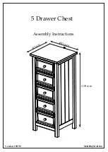 Preview for 1 page of Julian Bowen Limited Maine MAI004 Assembly Instructions Manual