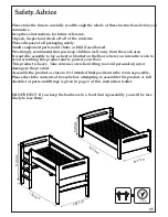 Предварительный просмотр 5 страницы Julian Bowen Limited Pluto Midsleeper Assembly Instructions Manual