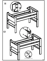 Предварительный просмотр 13 страницы Julian Bowen Limited Pluto Midsleeper Assembly Instructions Manual