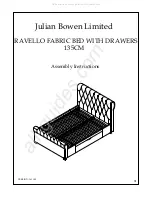 Julian Bowen Limited RAVELLO Assembly Instructions Manual preview