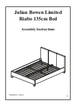 Julian Bowen Limited Rialto Assembly Instructions Manual предпросмотр