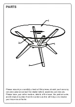 Preview for 4 page of Julian Bowen Limited Round Glass CHE101 Assembly Instructions Manual