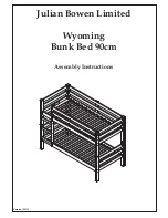 Julian Bowen Limited Wyoming Assembly Instructions Manual предпросмотр