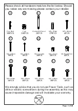 Preview for 3 page of Julian Bowen 5060654257651 Assembly Instructions Manual