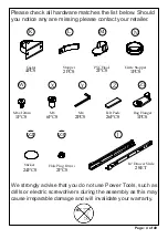 Preview for 4 page of Julian Bowen 5060654257651 Assembly Instructions Manual