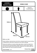 Предварительный просмотр 1 страницы Julian Bowen HUD002 Assembly Instructions Manual